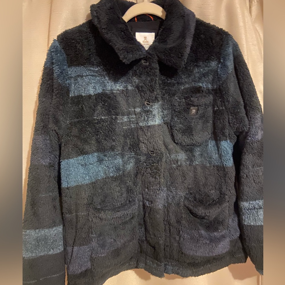 ROARK Cozy Striped Fleece Jacket